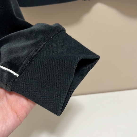 Nike Velour Zip Up Sweater Cropped - Picture 3 of 8